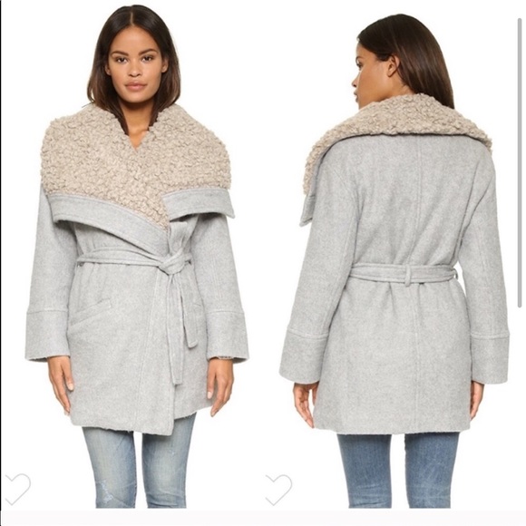 Free People Cozy Fleece Lined Wrap Coat